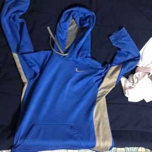 Blue hoodie